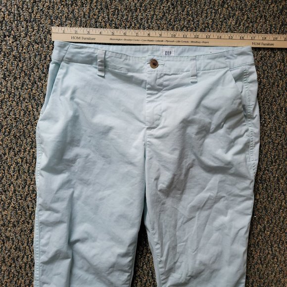 Gap for Good Pale Blue Women's Girlfriend Khaki's Size 8 - Picture 8 of 9